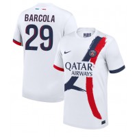 Dres Paris Saint-Germain Bradley Barcola #29 Preč 2024-25 Krátky Rukáv